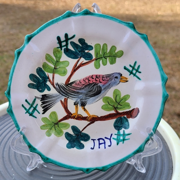 Vintage Bird Plates w/ Bird House Italy PV - Picture 9 of 16